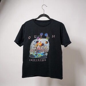 Queen Innuendo Album Tour Graphic T Shirt Black